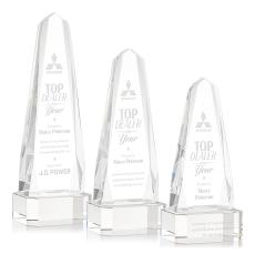 Geneva Award on Base - Clear - Crystal Awards
