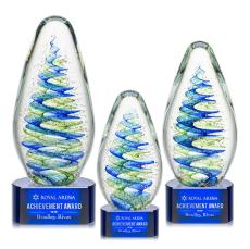 Jezebel Award on Paragon Base - Blue - Recognition Awards