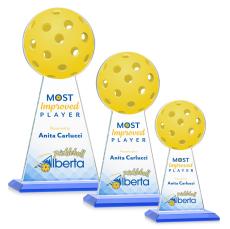 Edenwood Pickleball VividPrint Award - Sky Blue - Crystal Awards