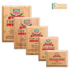 Bamboo VividPrint Plaque - Full Color Plaques