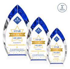 Marinello VividPrint Award - Blue - Crystal Awards