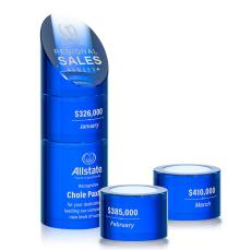 Atlantis Stacker Award - Blue - Perpetual Trophies