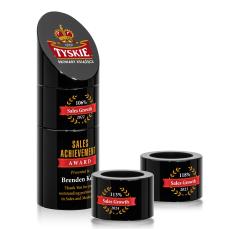 Atlantis Stacker VividPrint Award - Black - Perpetual Trophies