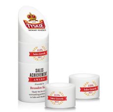 Atlantis Stacker VividPrint Award - White - Perpetual Trophies