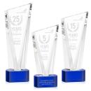 Plymouth Award on Paragon Base - Blue