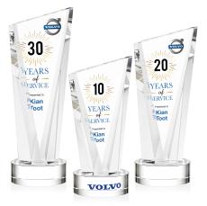 Plymouth VividPrint Award on Stanrich Base - Clear - Sales Awards
