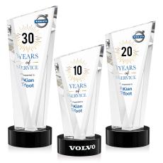 Plymouth VividPrint Award on Stanrich Base - Black - Sales Awards