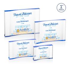 Langworth VividPrint Award - Blue - Colored Acrylic Awards