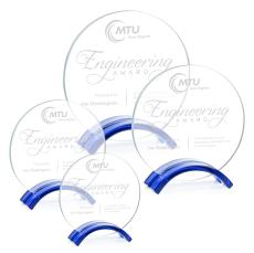 Holton Award - Blue - Colored Glass Awards