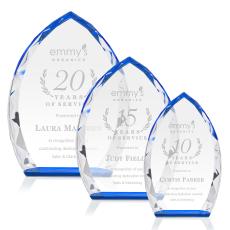 Wilton Award - Blue - Colored Glass Awards