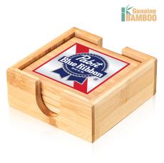 Fairfax Bamboo  VividPrint Coasters Set - Set of 4 - Corporate Gifts