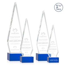 Springfield Award on Hancock Base - Blue - Crystal Awards