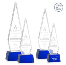 Springfield Award on Robson Base - Blue - Crystal Awards