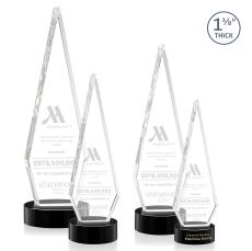 Springfield Award on Stanrich Base - Black - Crystal Awards