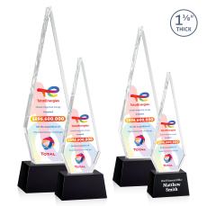 Springfield VividPrint Award on Robson Base - Black - Crystal Awards