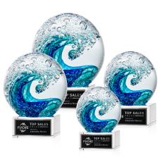Surfside Award on Hancock Base - Clear - Recognition Awards