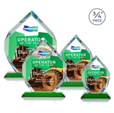 Royal Diamond VividPrint Award - Green - Octagon Awards