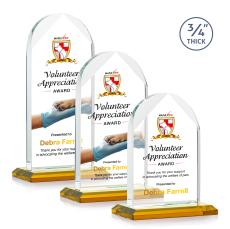 Blake VividPrint Award - Amber - Crystal Awards