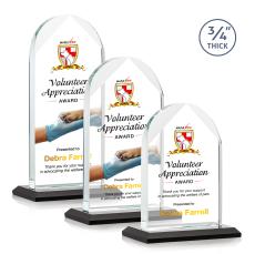 Blake VividPrint Award - Black - Crystal Awards