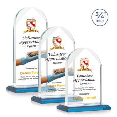 Blake VividPrint Award - Sky Blue - Crystal Awards