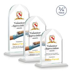 Blake VividPrint Award - White - Crystal Awards