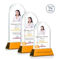 Blake VividPrint Award on Newhaven - Amber - Crystal Awards