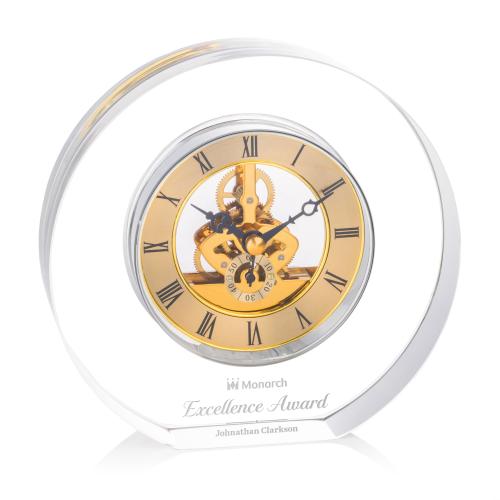 Recognition Awards - Shop by Recipient - Retirement Awards - Wilkes Clock - Gold