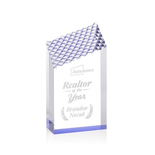 Recognition Awards - Acrylic Awards - Paluzzi Award - Blue