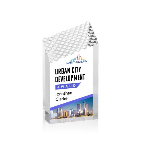 Recognition Awards - Acrylic Awards - Paluzzi VividPrint&trade; Award - Clear