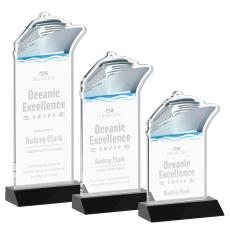 Voyager Award - Black - Colored Crystal Awards