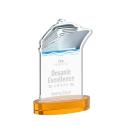 Voyager Award on Alberton Base - Amber