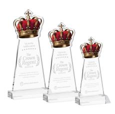Crown Award - Clear - Crystal Awards