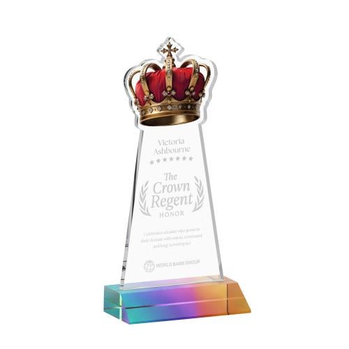 Recognition Awards - Crystal Awards - Crown Award - Prismatic