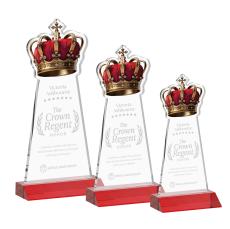 Crown Award - Red - Recognition Awards