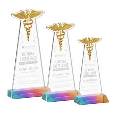 Caduceus Award - Prismatic - Prism Crystal Awards