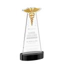 Caduceus Award on Alberton Base - Black