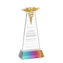 Caduceus Award on Hartford Base - Prismatic