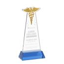 Caduceus Award on Hartford Base - Sky Blue