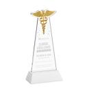 Caduceus Award on Hartford Base - White