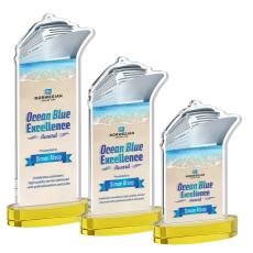 Voyager VividPrint Award on Alberton Base - Gold - Full Color Awards