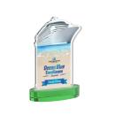 Voyager VividPrint&trade; Award on Alberton Base - Green