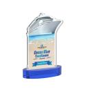 Voyager VividPrint&trade; Award on Alberton Base - Blue