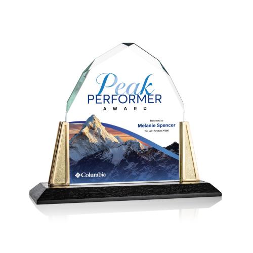 Recognition Awards - Crystal Awards - Avalon VividPrint&trade; Award - Gold