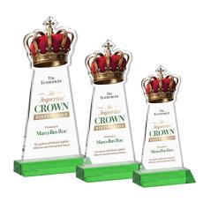 Crown VividPrint Award - Green - Full Color Awards