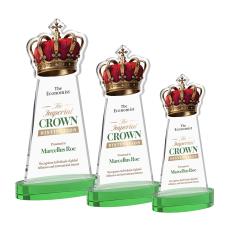 Crown VividPrint Award on Alberton Base - Green - Full Color Awards