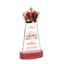Crown VividPrint&trade; Award on Alberton Base - Red