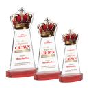 Crown VividPrint&trade; Award on Alberton Base - Red