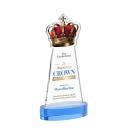 Crown VividPrint&trade; Award on Alberton Base - Sky Blue