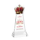 Crown VividPrint&trade; Award on Hartford Base - Clear