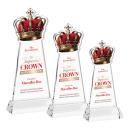 Crown VividPrint&trade; Award on Hartford Base - Clear